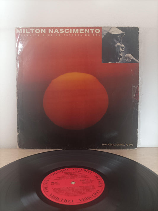 Lp Vinil Milton Nascimento O Planeta Blue Na Estrada Do Sol