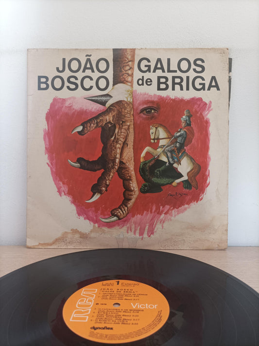 Lp Vinil João Bosco Galos De Briga Com Encarte
