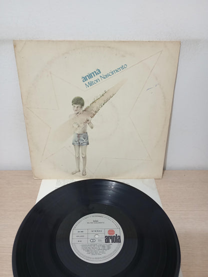 Lp Vinil Milton Nascimento Anima Com Encarte