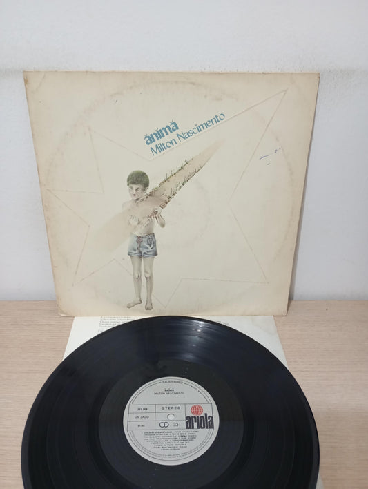 Lp Vinil Milton Nascimento Anima Com Encarte