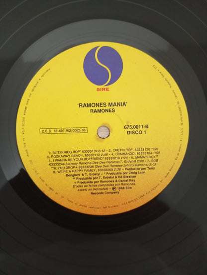Lp Vinil Ramones Ramones Mania Duplo