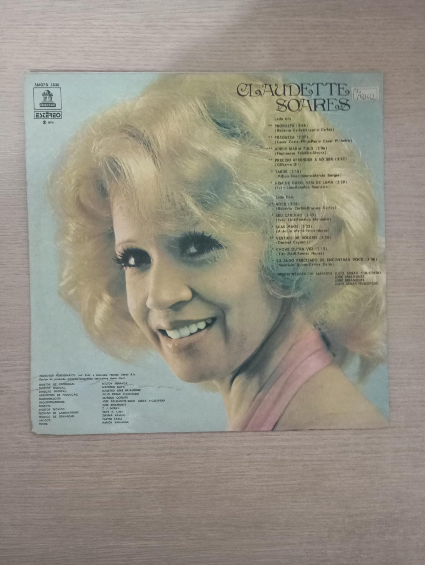 Lp Vinil Claudette Soares Você 1974