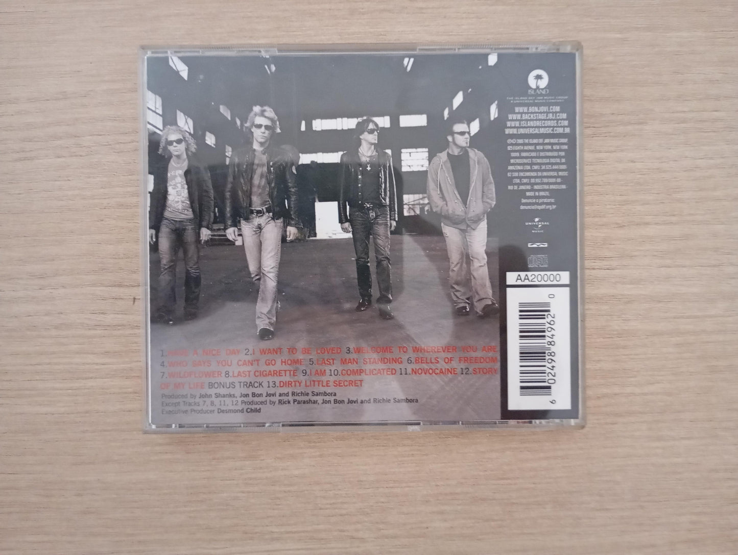 CD Bon Jovi Have A Nice Day