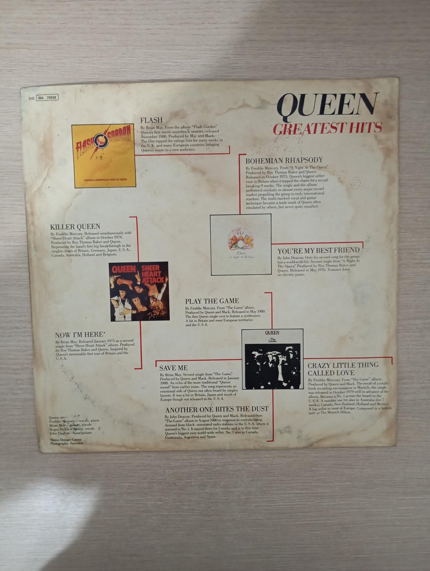 Lp Vinil Queen Greatest Hits Com Encarte, Leia