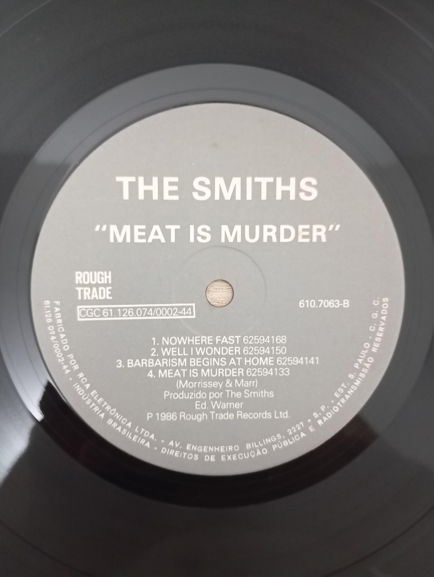 Lp Vinil The Smiths Meat Is Murder