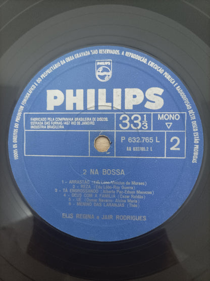 Lp Vinil Elis Regina & Jair Rodrigues 2 Na Bossa