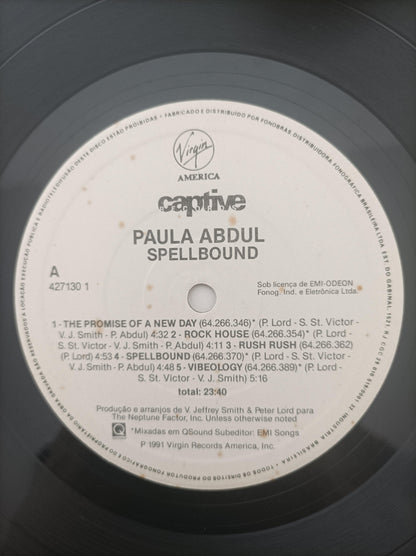 Disco Vinil Spellbound Paula Abdul Com Encarte A