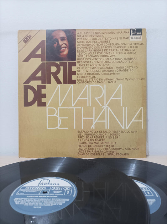 Lp Vinil Maria Bethânia A arte de Duplo