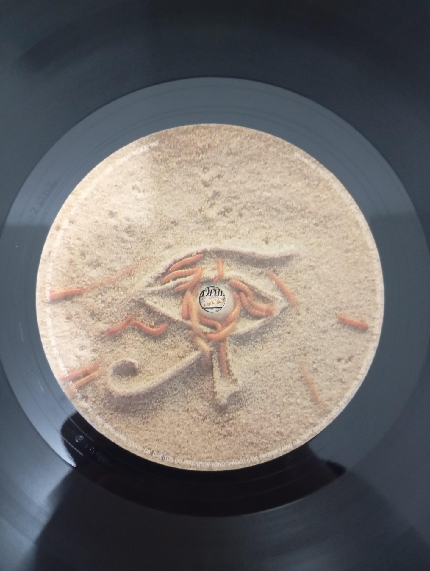 Disco Vinil Powerslave Iron Maiden Com Encarte A