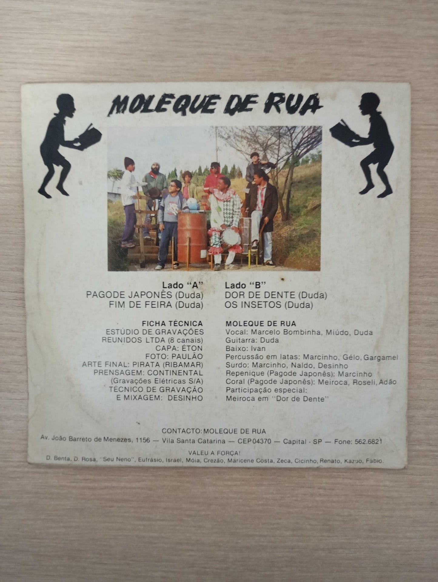 Vinil Compacto Moleque De Rua Compacto Com Encarte