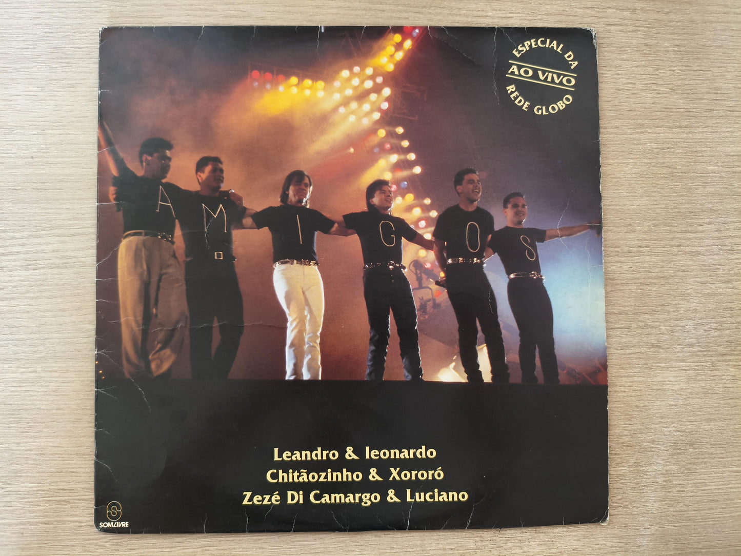 Lp Vinil Amigos Especial da Rede Globo Ao Vivo