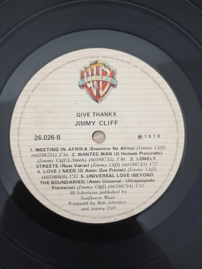 Lp Vinil Jimmy Cliff Give Thankx