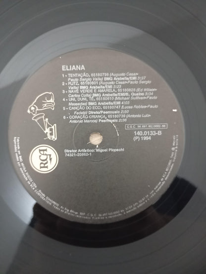 Lp Vinil Eliana 1994 Com Encartes