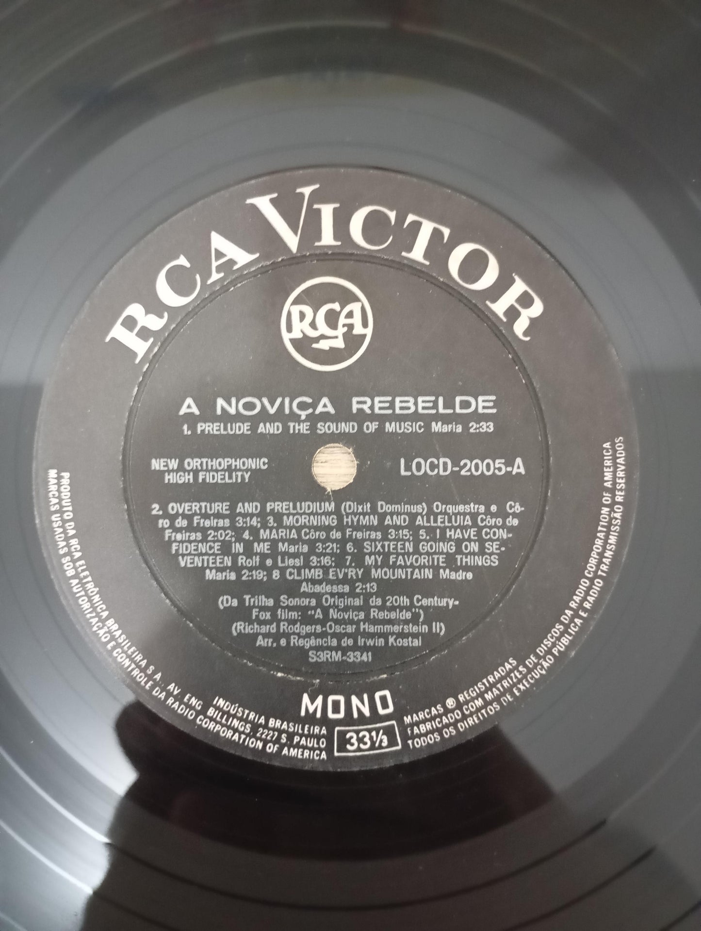 Lp Vinil Rodgers & Hammerstein A Noviça Rebelde