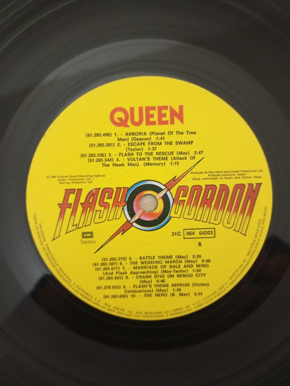 Lp Vinil Queen Flash Gordon Com Encarte