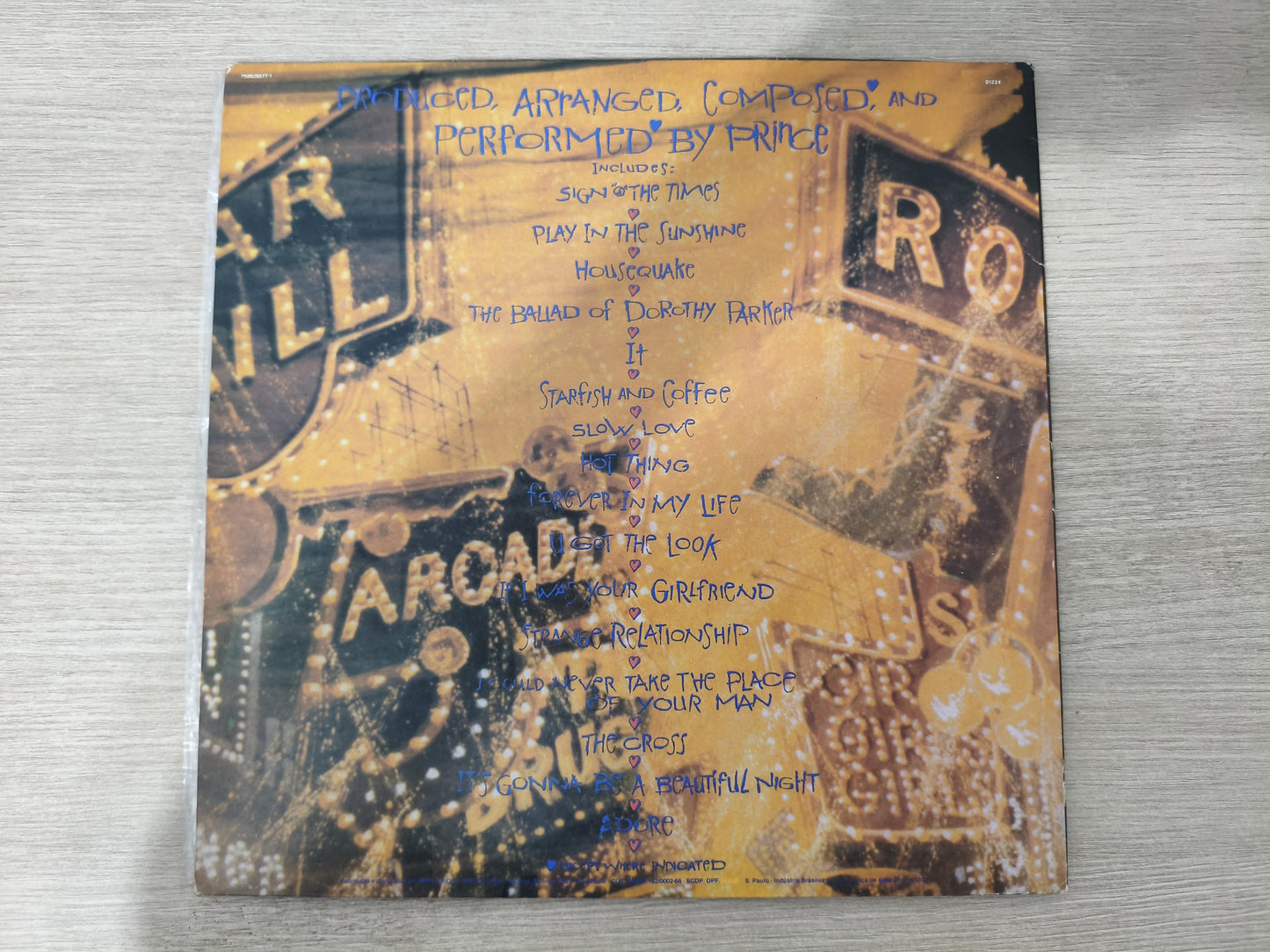 Lp Vinil Prince Sign "O" The Times Duplo Com Encartes