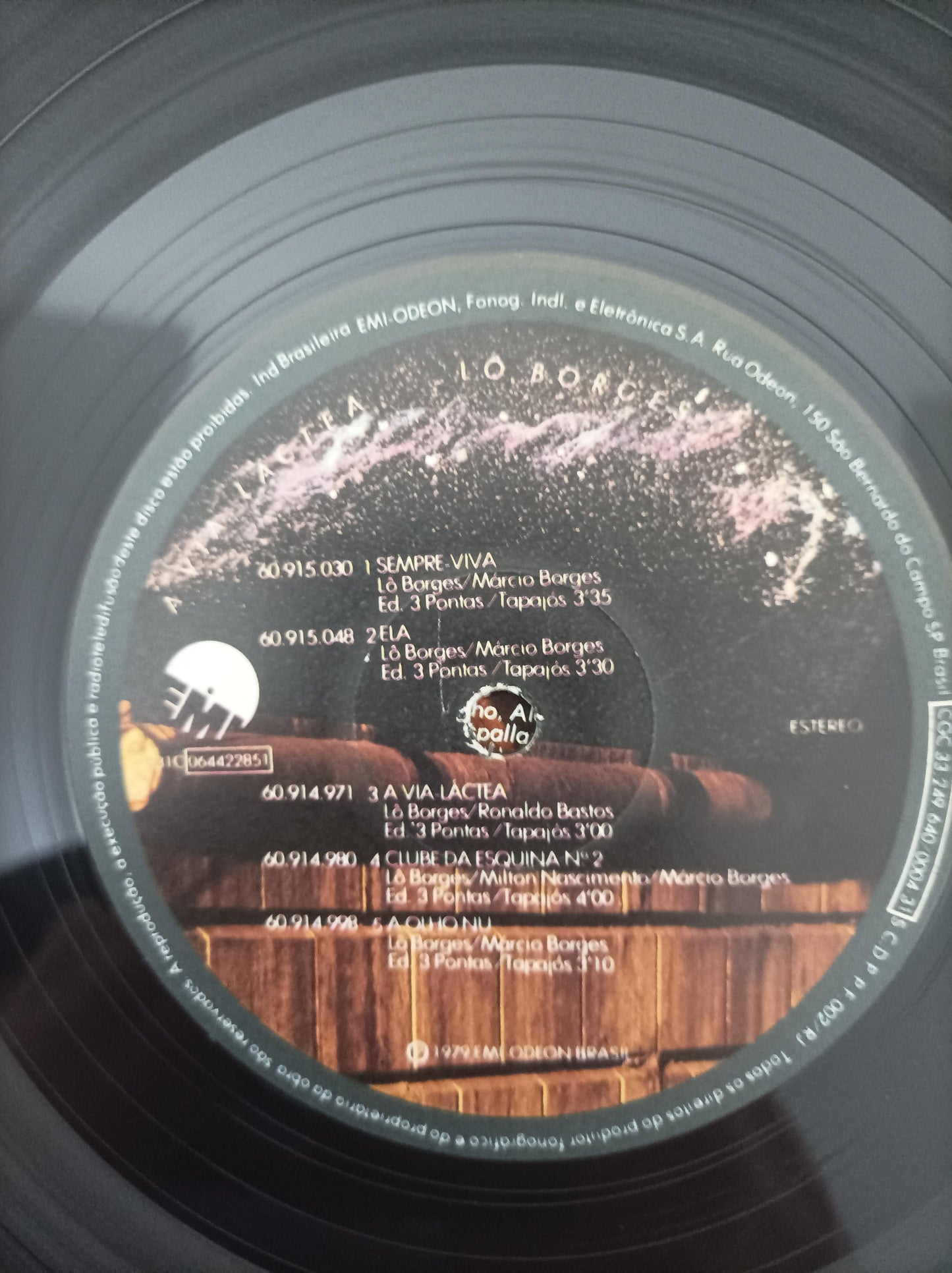 Lp Vinil Lo Borges A Via-Láctea Com Encarte