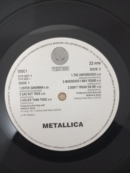 Lp Vinil Metallica Black Album Duplo