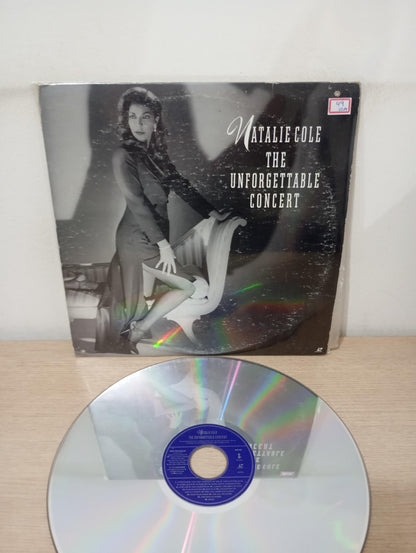 LD LaserDisc Natalie Cole Unforgettable Concert Importado