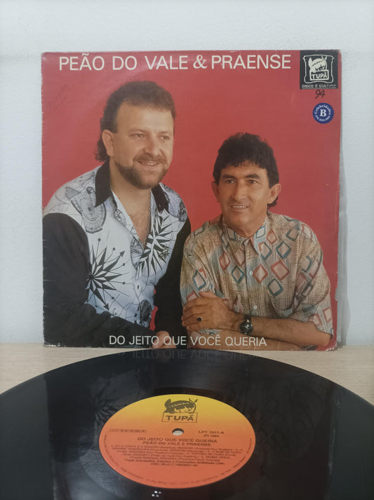 Lp Vinil Peão do Vale & Praense Do jeito que você queria