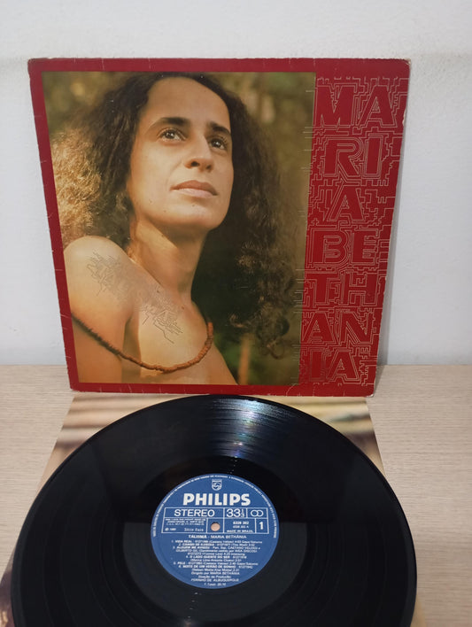 Disco Vinil Talismã Maria Bethânia Com Encarte A