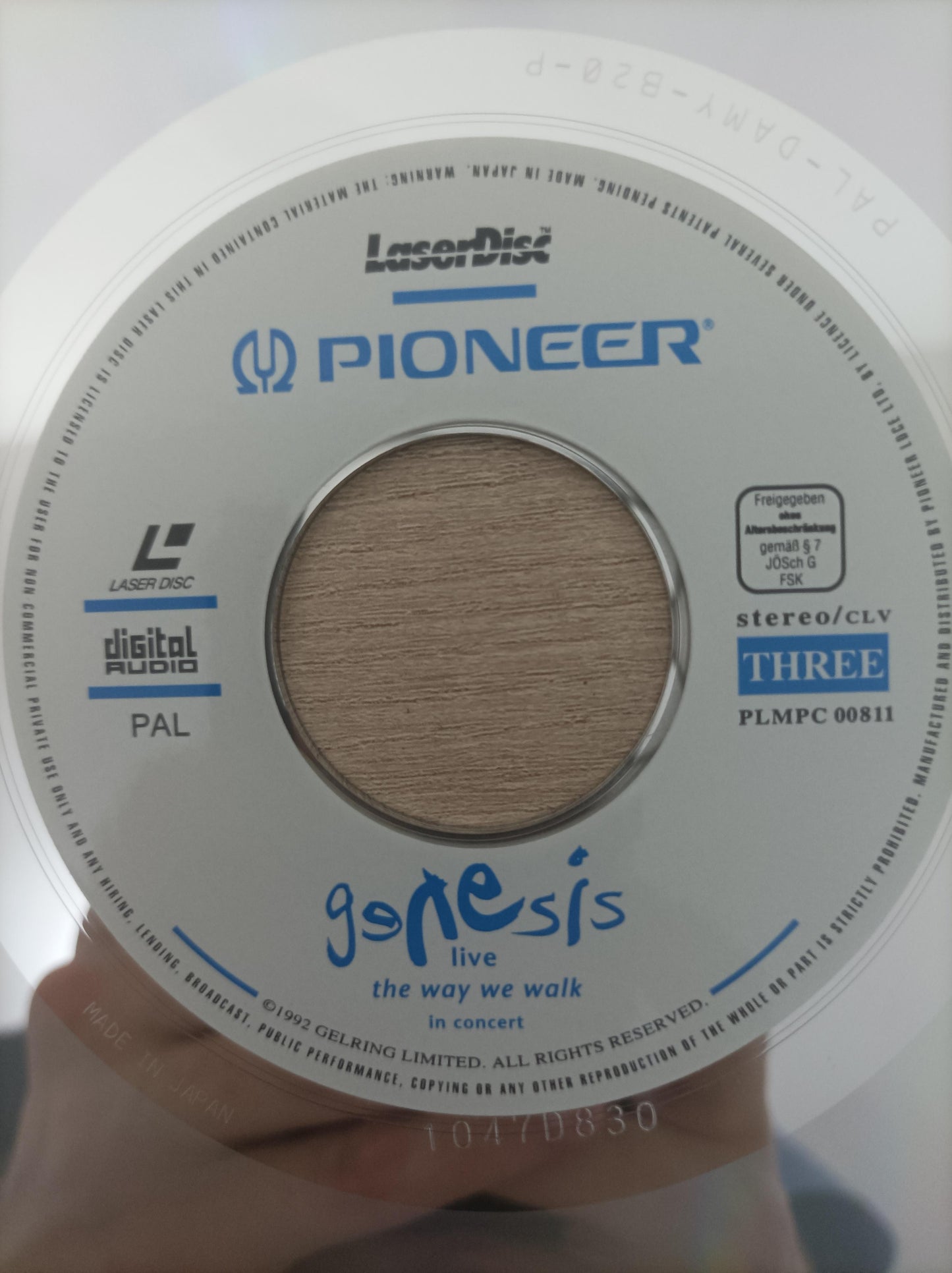 LD LaserDisc Genesis Live Way Walk Concert Duplo Importado
