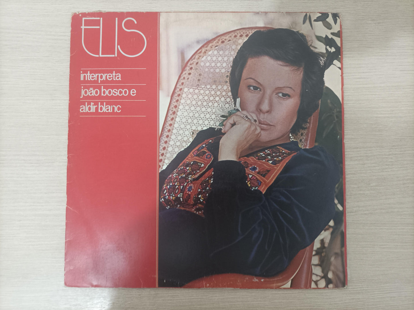 Lp Vinil Elis Regina João Bosco e Aldir Blanc Com Encarte