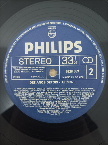 Lp Vinil Alcione 10 Anos Depois