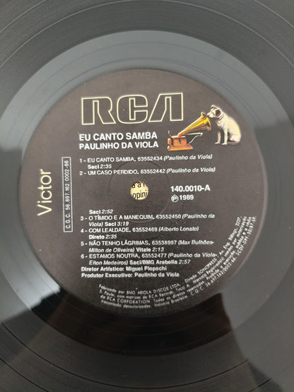Lp Vinil Paulinho Da Viola Eu Canto Samba Com Encarte