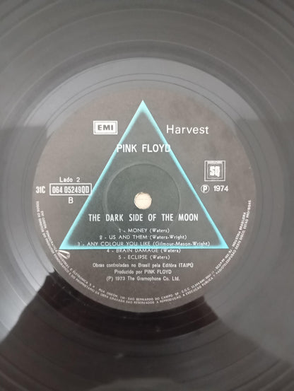 Lp Vinil Pink Floyd The Dark Side Of The Moon Capa Dupla, Leia