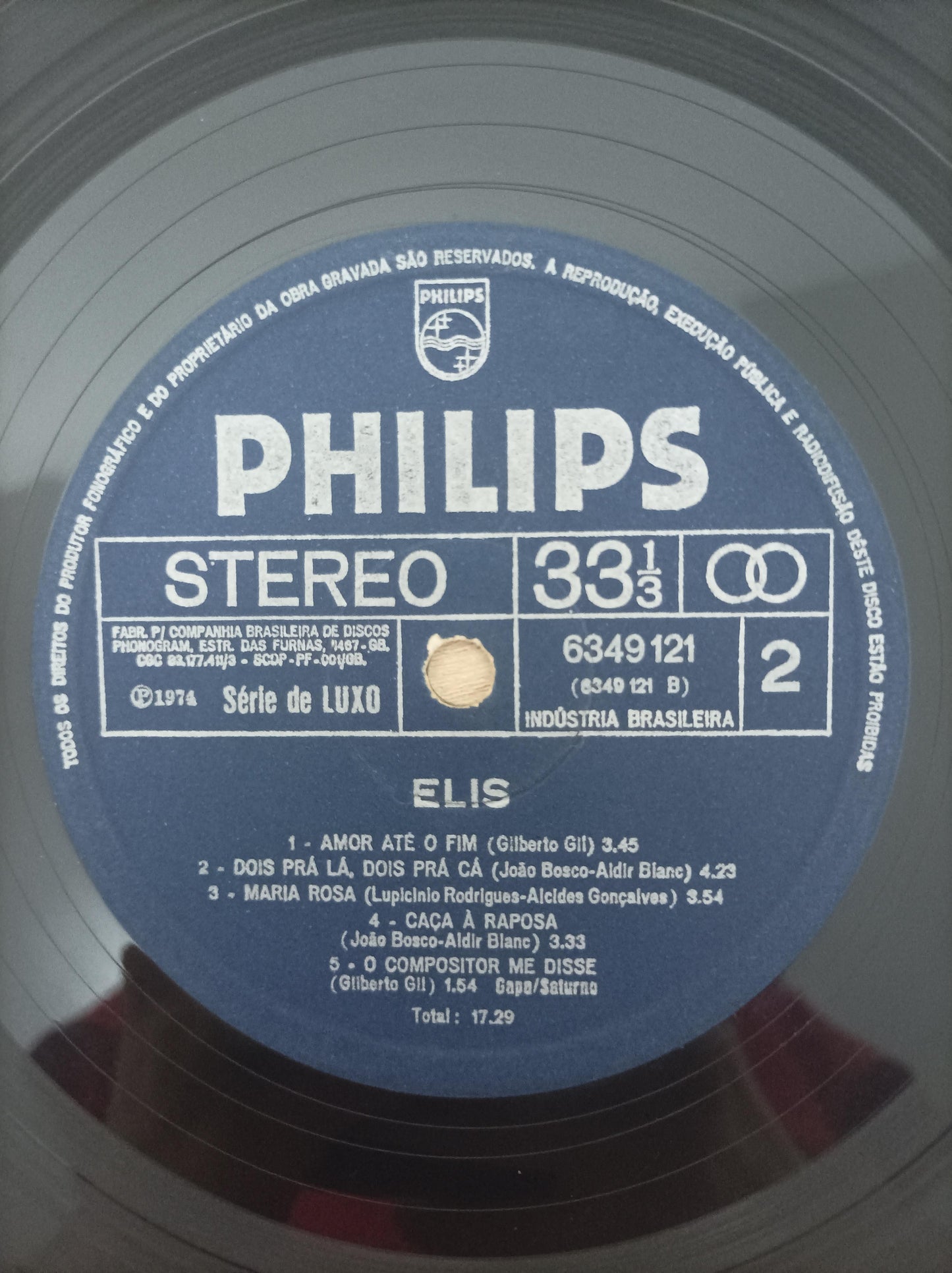 Lp Vinil Elis Regina 1974 Capa Dupla