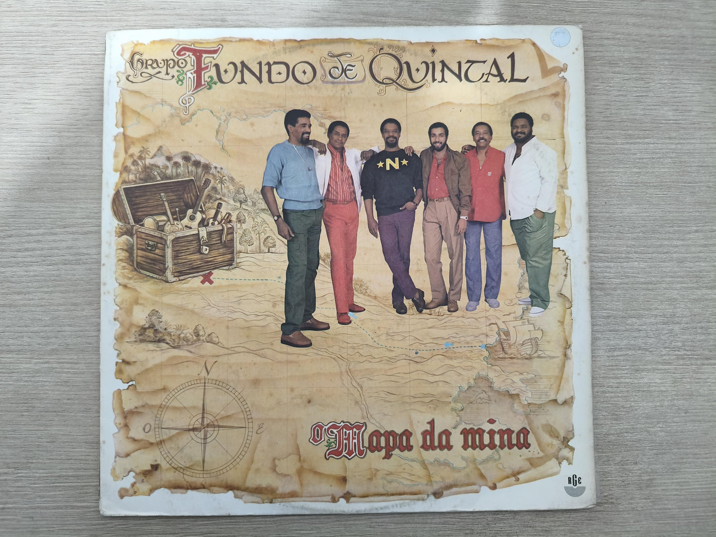 Lp Vinil Fundo de Quintal O Mapa Da Mina