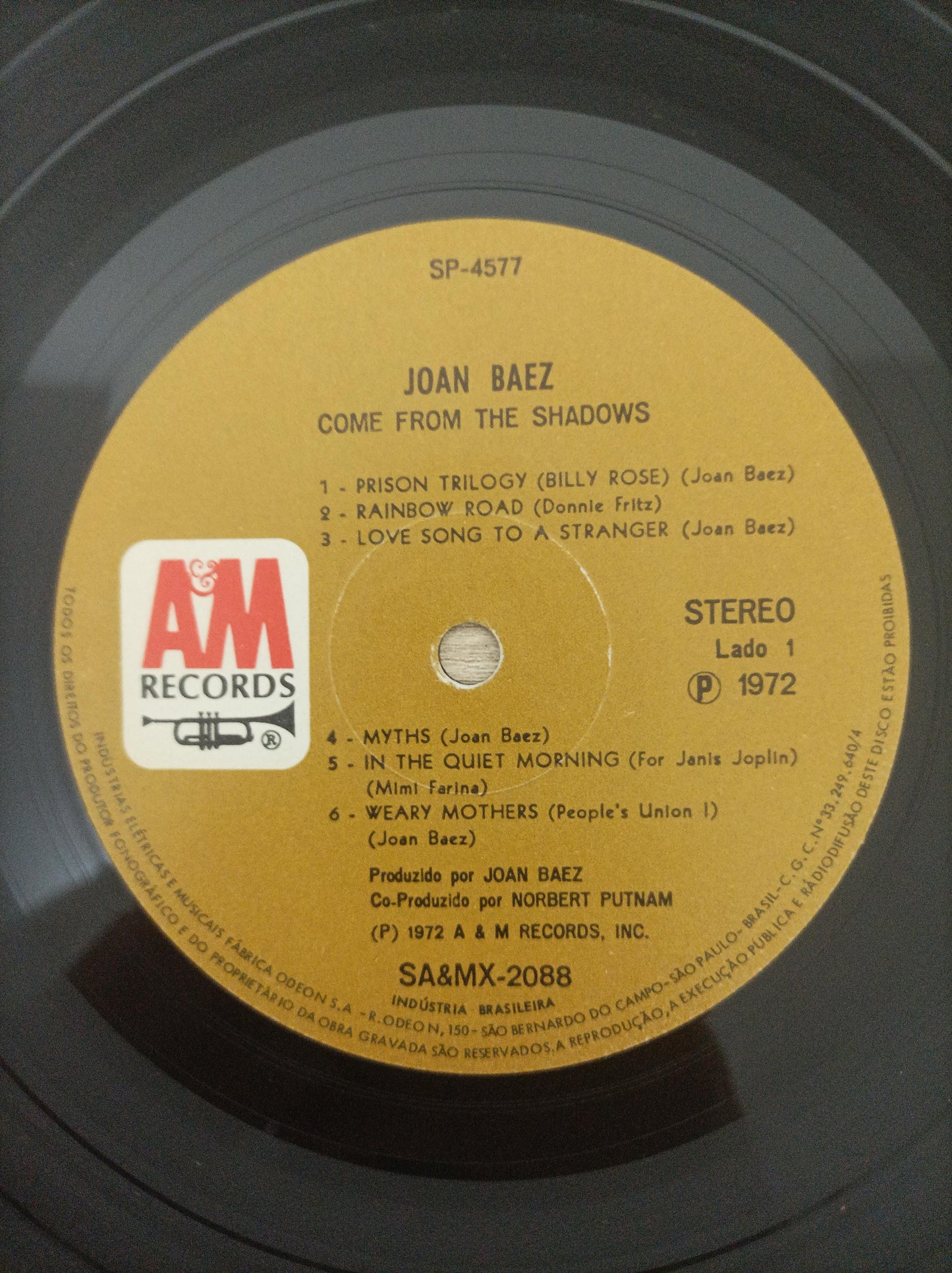 Lp Vinil Joan Baez Come From The Shadows Capa Dupla