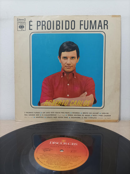 Lp Vinil Roberto Carlos É Proibido Fumar