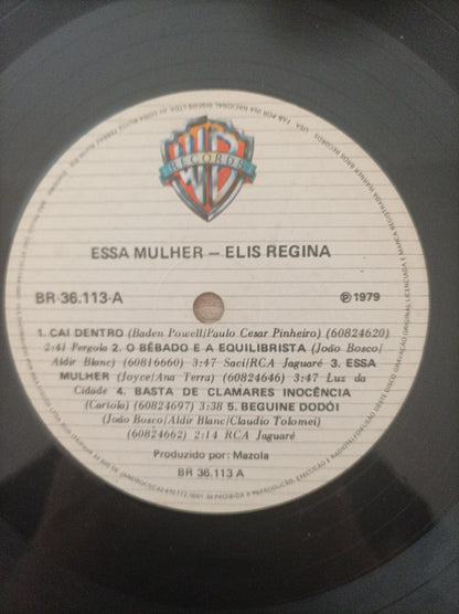 Lp Vinil Elis Regina Essa mulher Capa Dupla