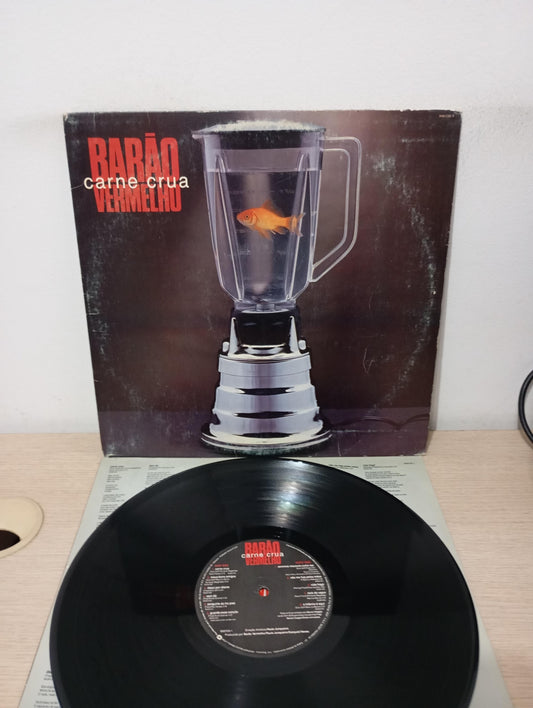 Lp Vinil Barão Vermelho Carne Crua Com Encarte