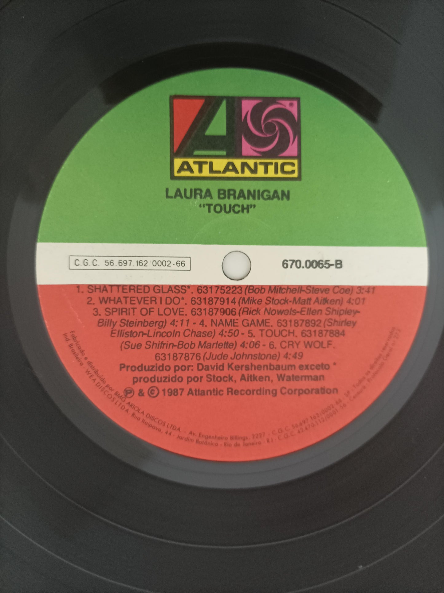 Lp Vinil Laura Branigan Touch Com Encarte