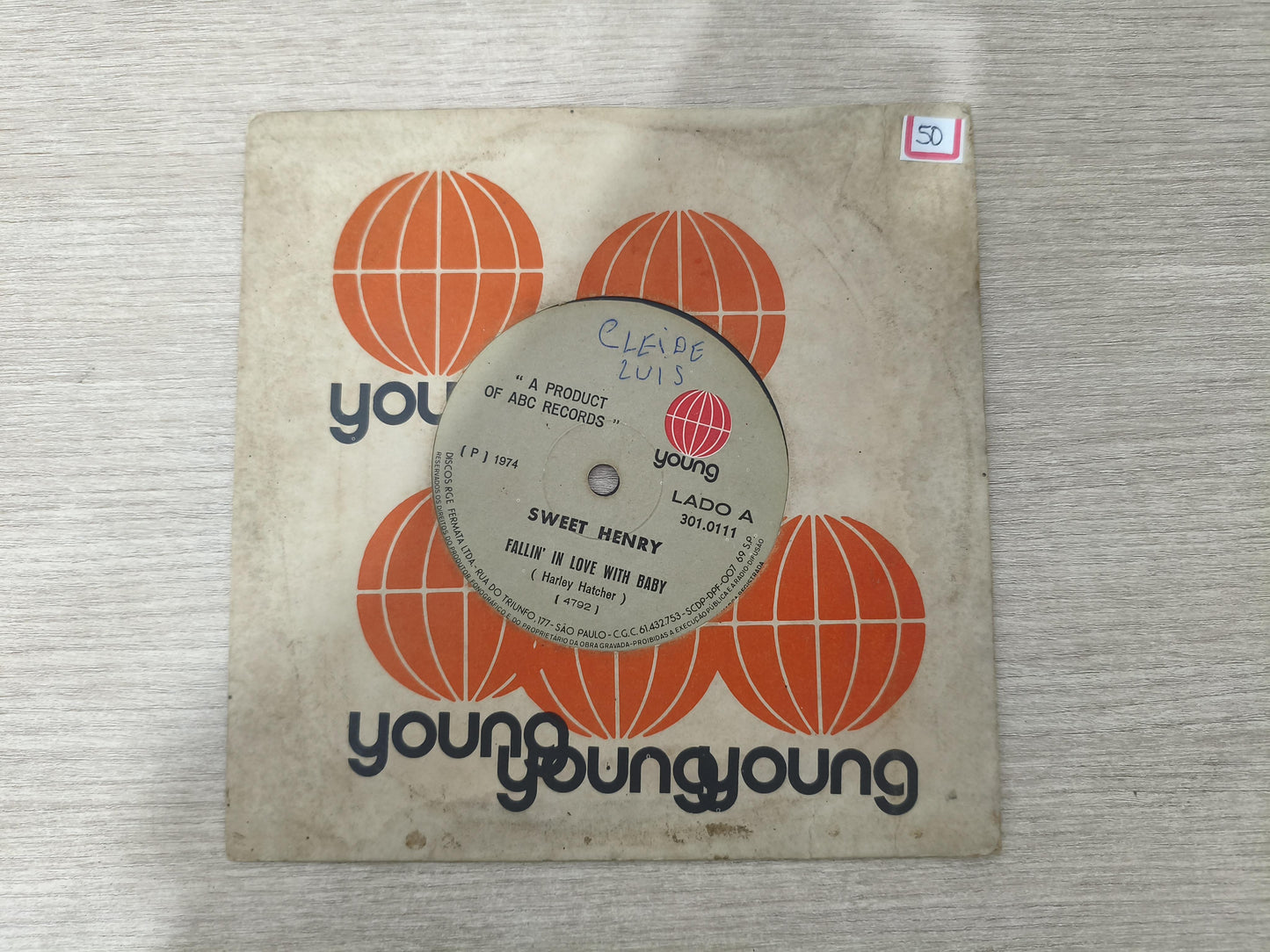 Compacto Vinil Sweet Henry Fallin' In Love With Baby