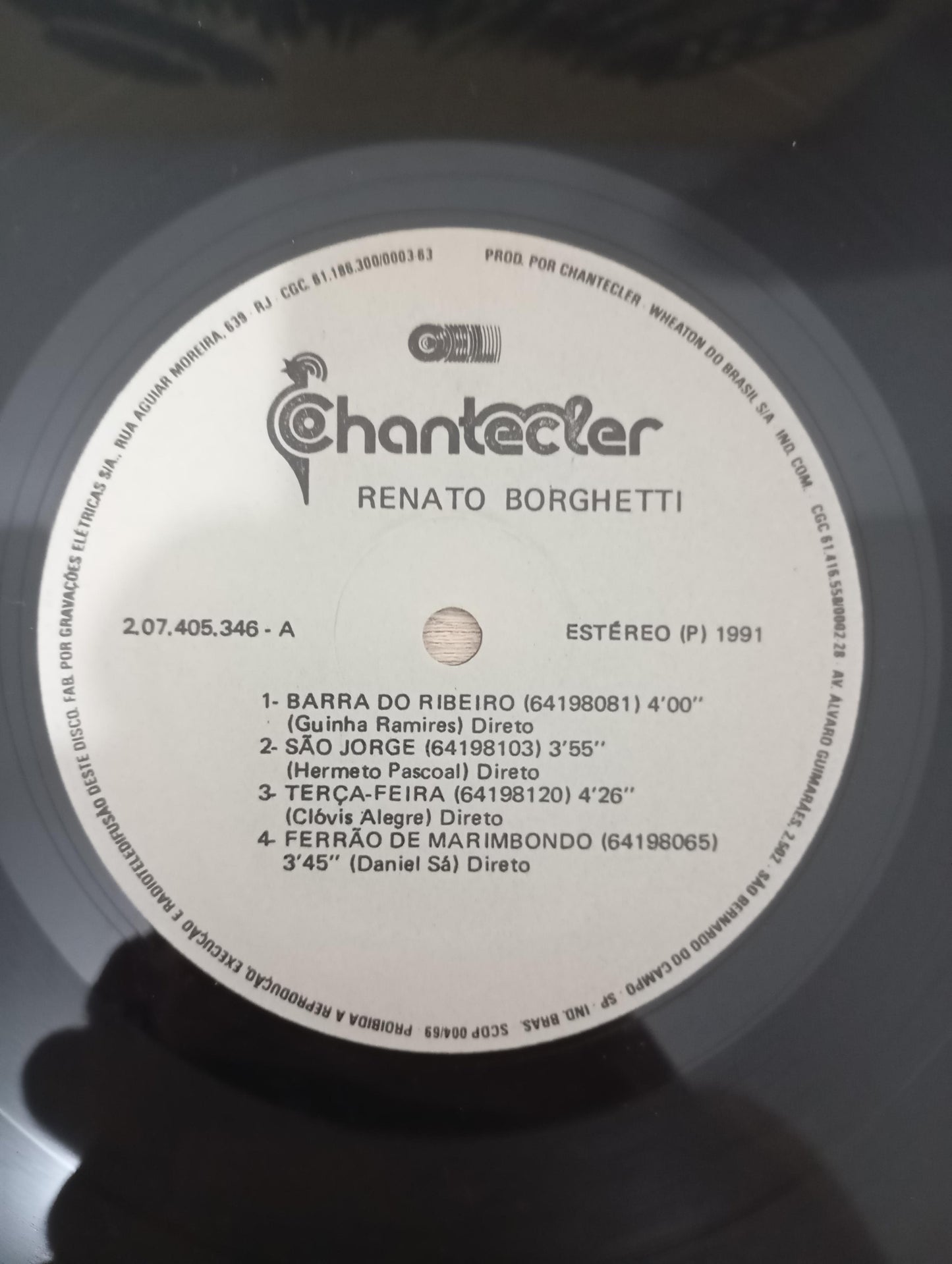 Lp Vinil Renato Borghetti 1991