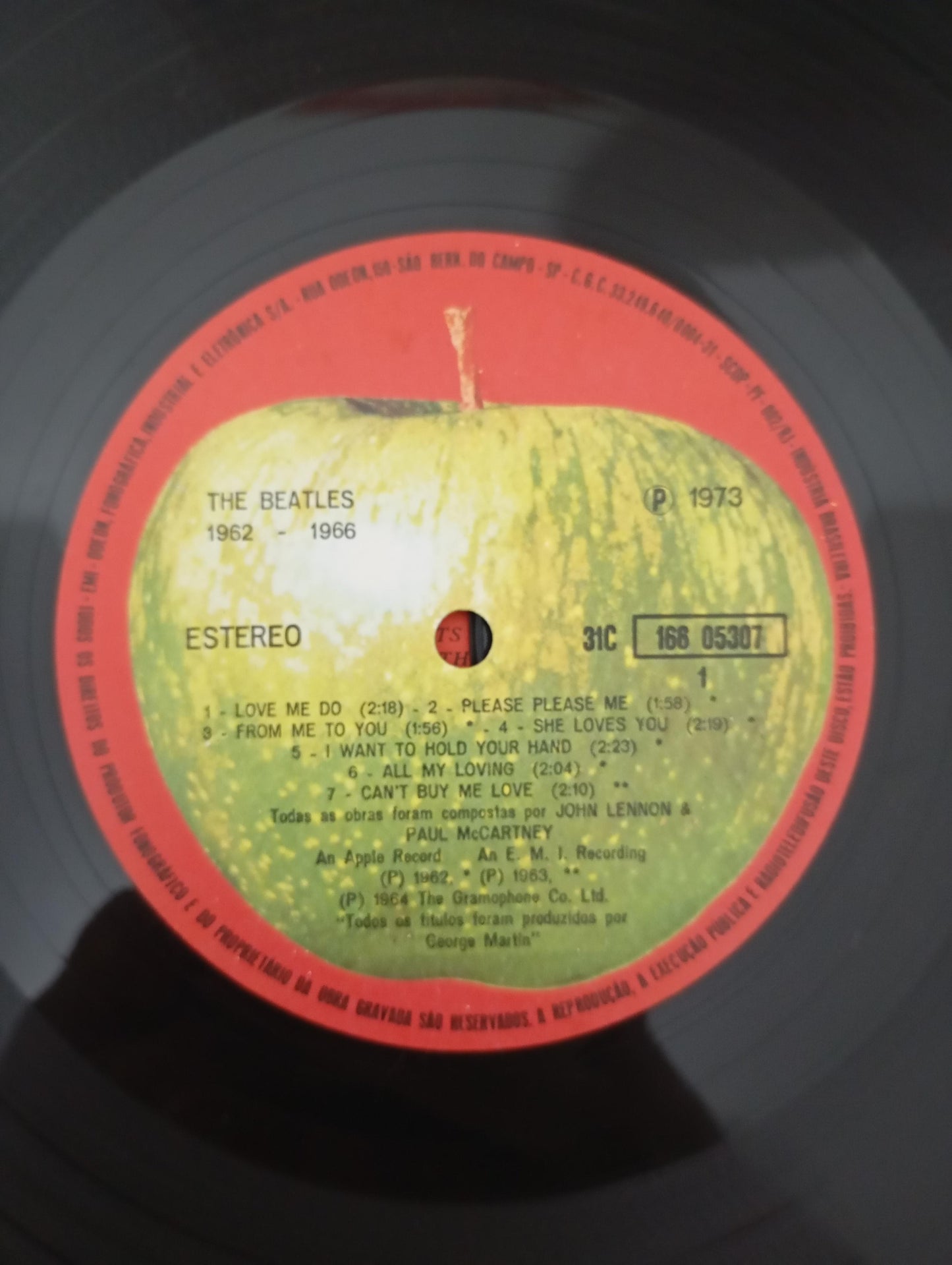 Lp Vinil The Beatles 1962-1966 Duplo Com Encartes