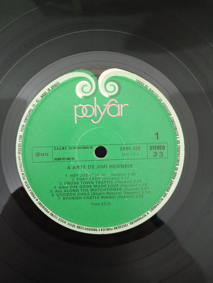 Lp Vinil Jimi Hendrix A Arte De Jimi Hendrix Duplo