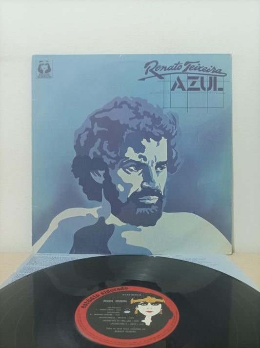 Lp Vinil Renato Teixeira Azul Com Encarte