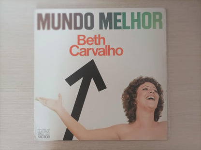 Lp Vinil Beth Carvalho Mundo Melhor Com Encarte