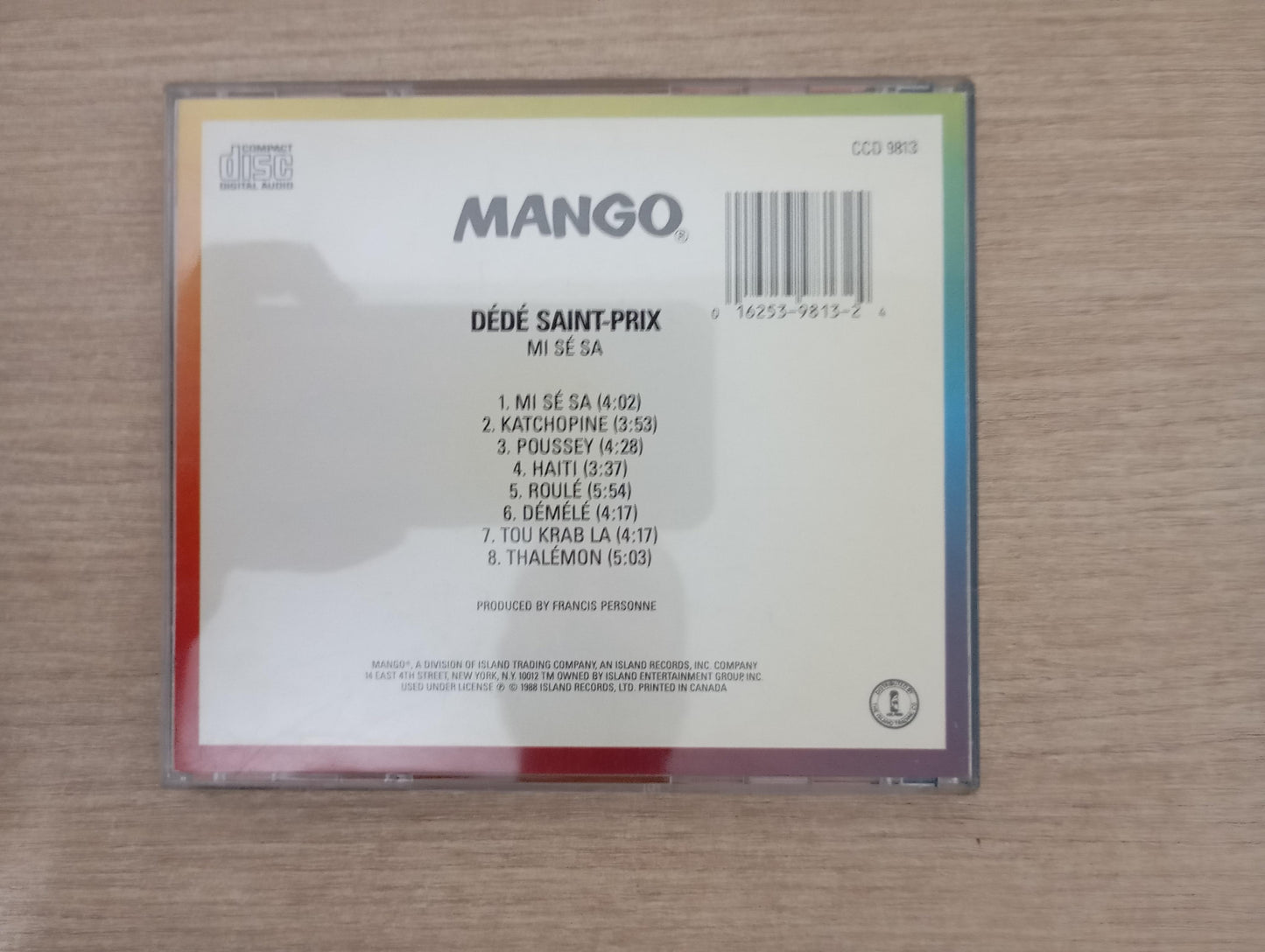 CD André Saint-Prix Mi Sé Sa Importado