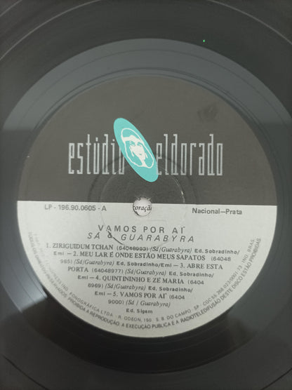 Lp Vinil Sá & Guarabyra Vamos Por Aí Com Encarte