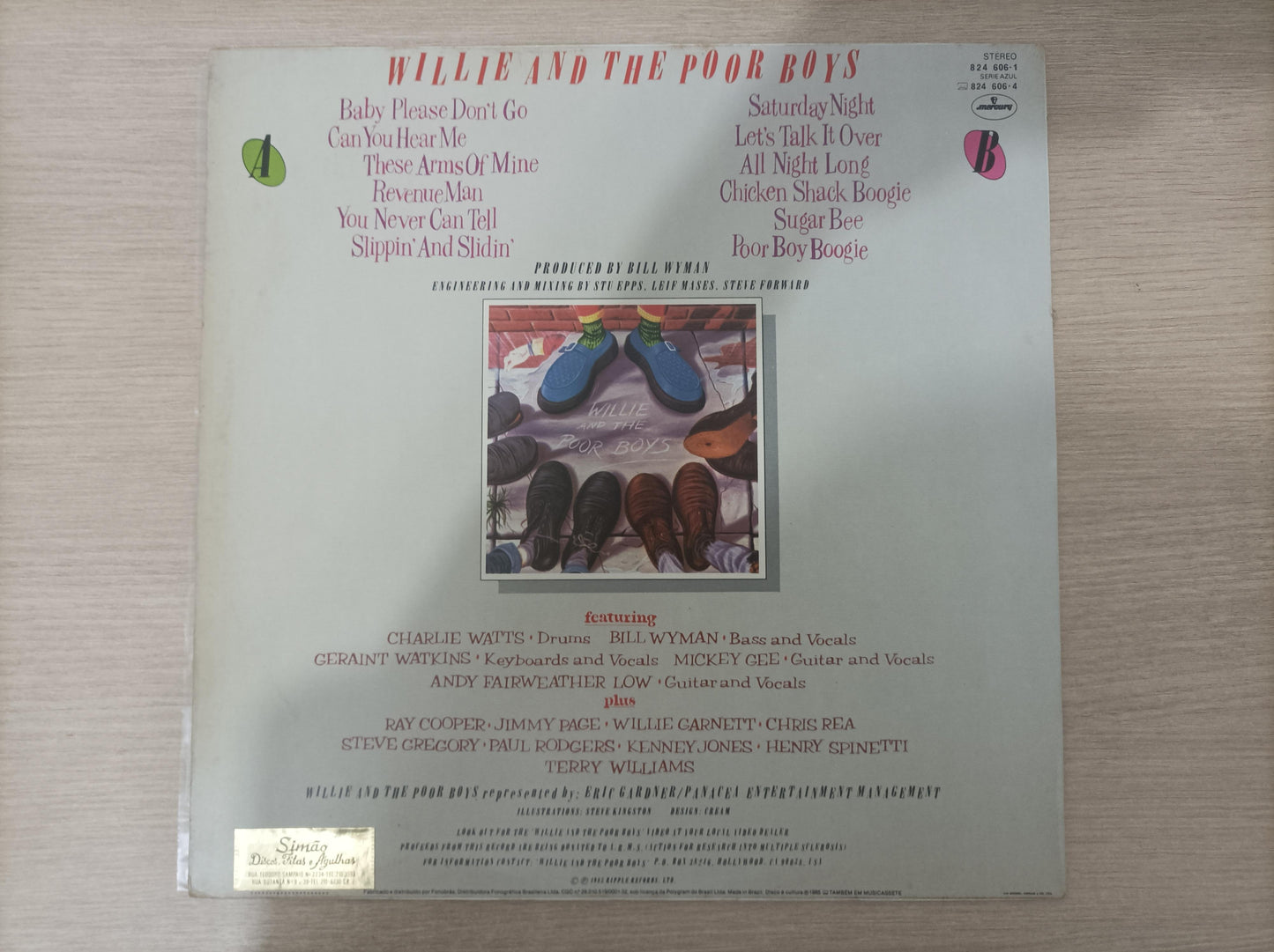 Lp Vinil Willie And The Poor Boys 1985