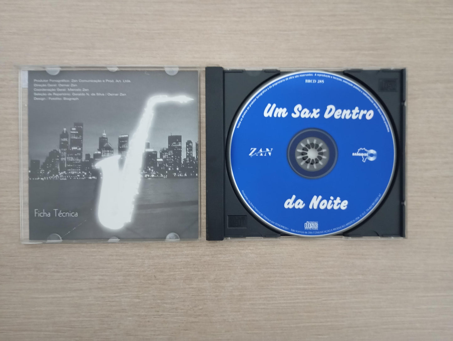 CD Um Sax Dentro da Noite