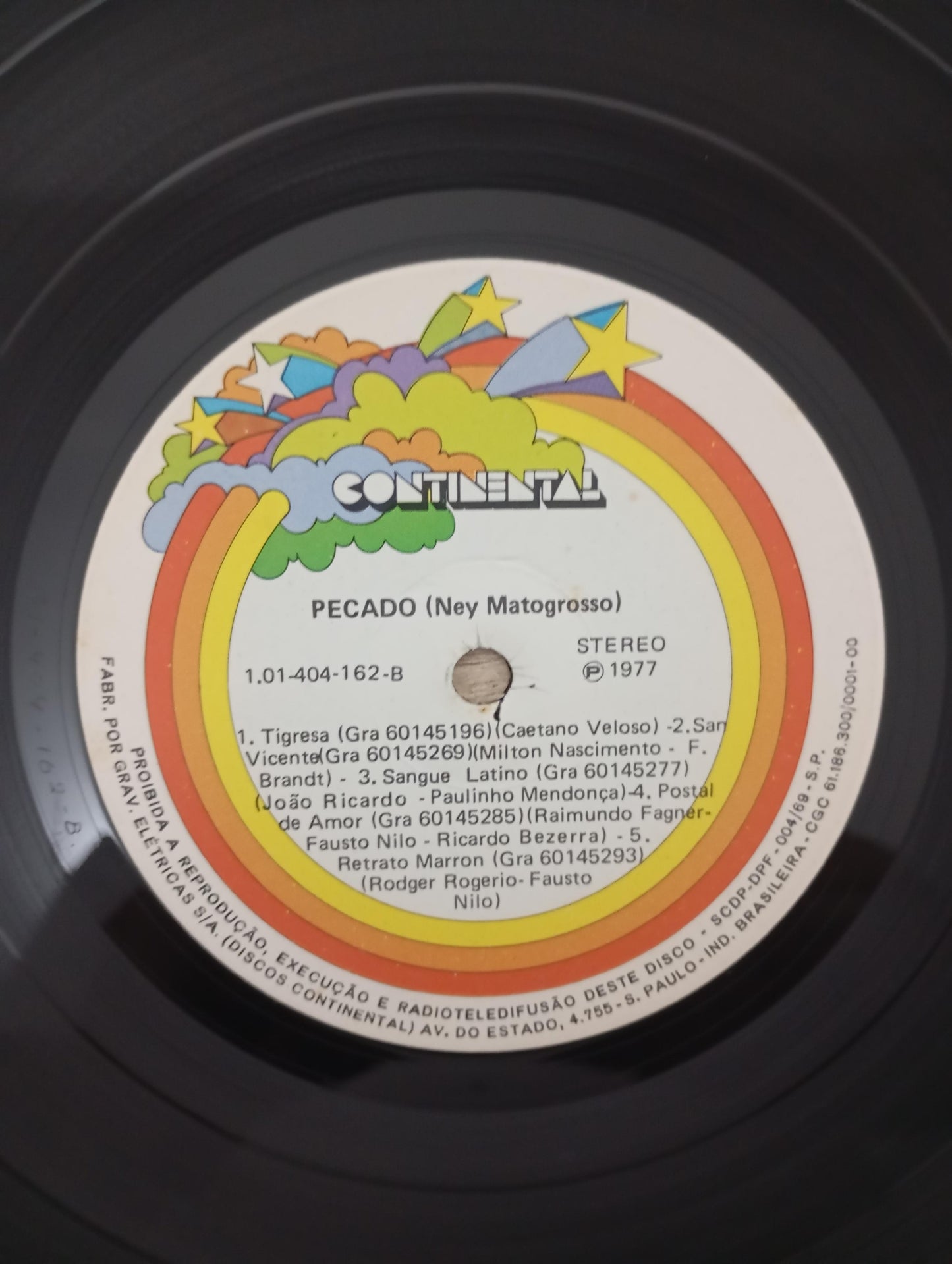 Lp Vinil Ney Matogrosso Pecado Com Encarte