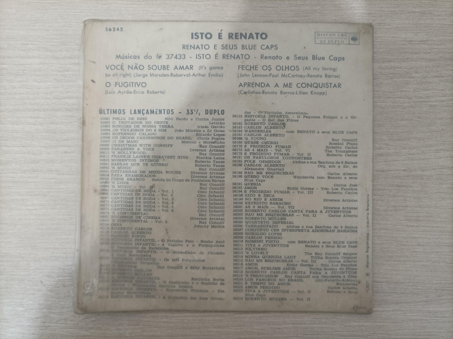 Compacto Vinil Renato E Seus Blue Caps Isto é