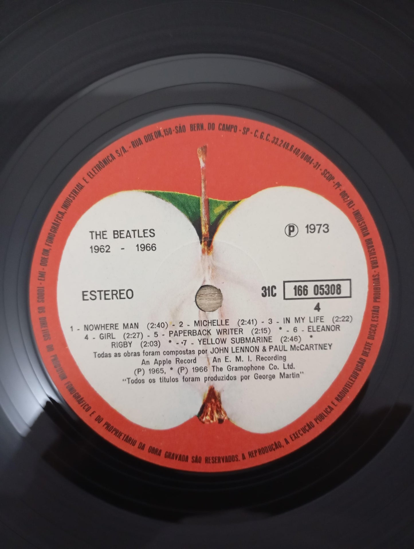 Lp Vinil The Beatles 1962-1966 Duplo Com Encartes